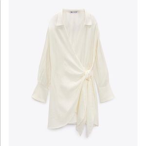 Zara pareo dress crudo